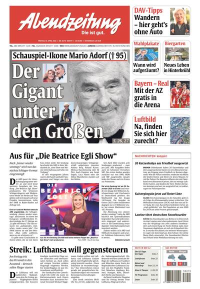 Abendzeitung München 2026-04-10