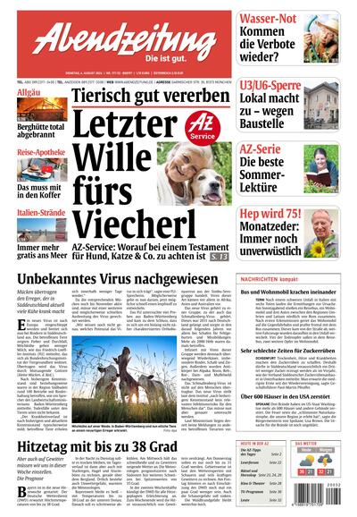 Abendzeitung München 2026-08-04