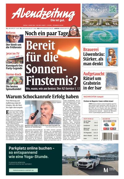 Abendzeitung München 2026-08-07