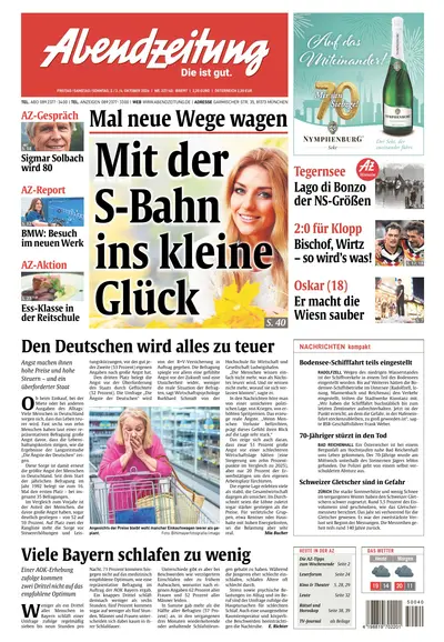 Abendzeitung München 2026-10-02