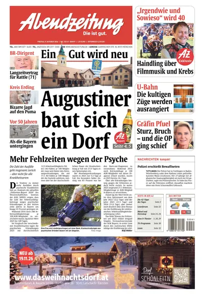 Abendzeitung München 2026-10-09
